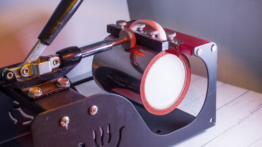 Sublimation mug press machine.